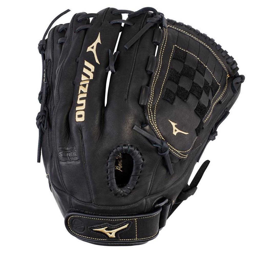 Damske Rukavice Mizuno MVP Prime Fastpitch 13" Softball Čierne Vypredaj AXYH62190